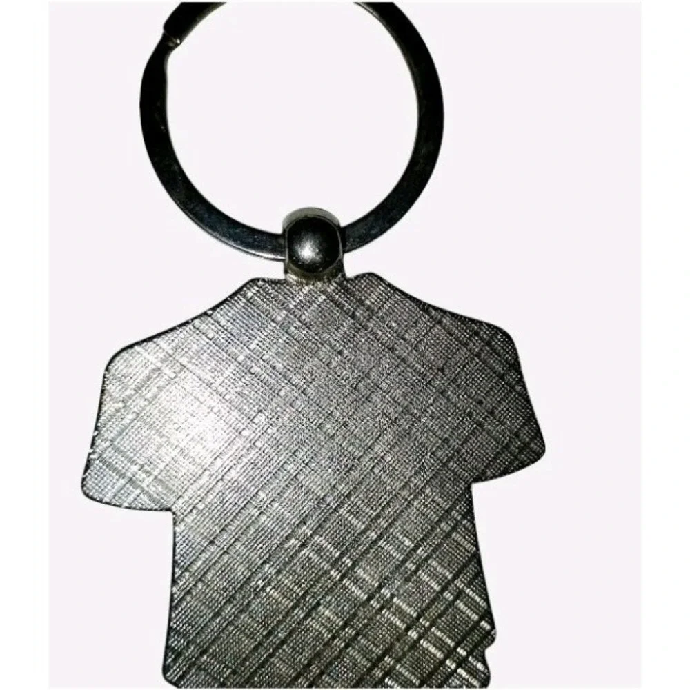 Guatemala Flag Tee Shirt Shaped Metal Keychain